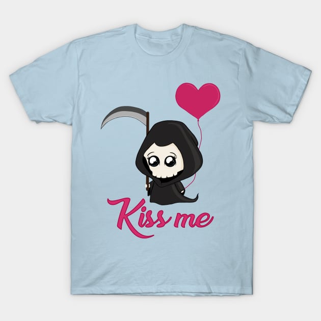 Cute Grim Reaper #3 T-Shirt by valentinahramov